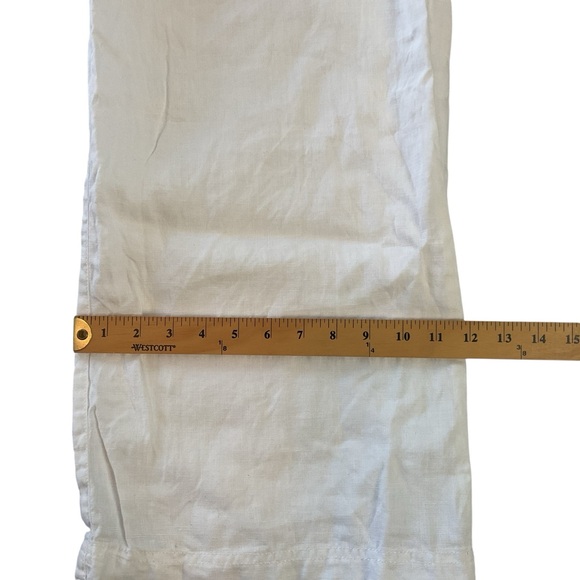 INC Women’s White 100% Linen pull on Pants Size 12 - Picture 8 of 8